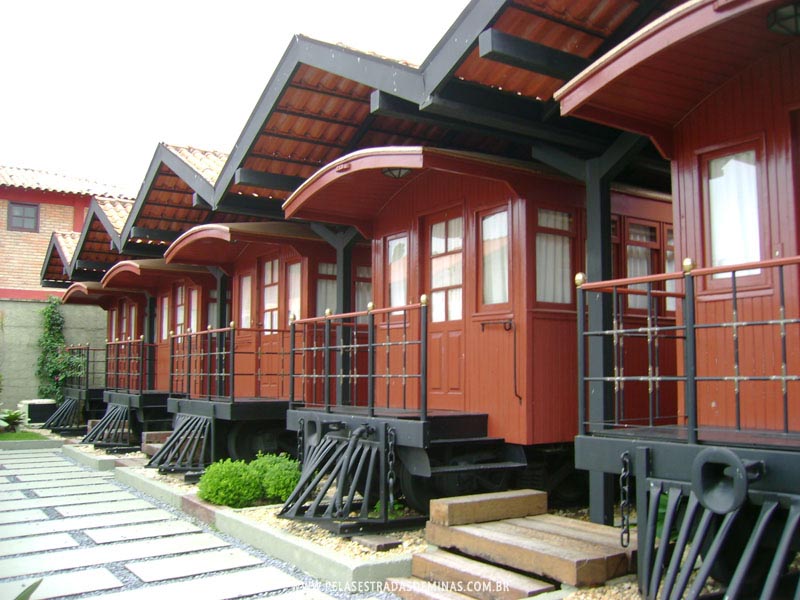 Vagões Apartamentos da Pousada Trem do Imperador em Tiradentes - MG