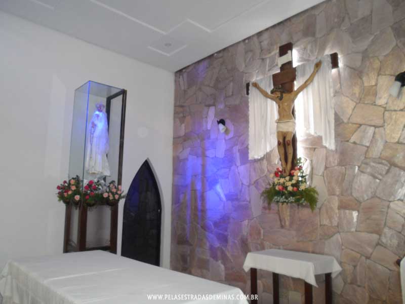 Foto: Altar Capela de Nossa Senhora de Fátima - Mercado Central BH