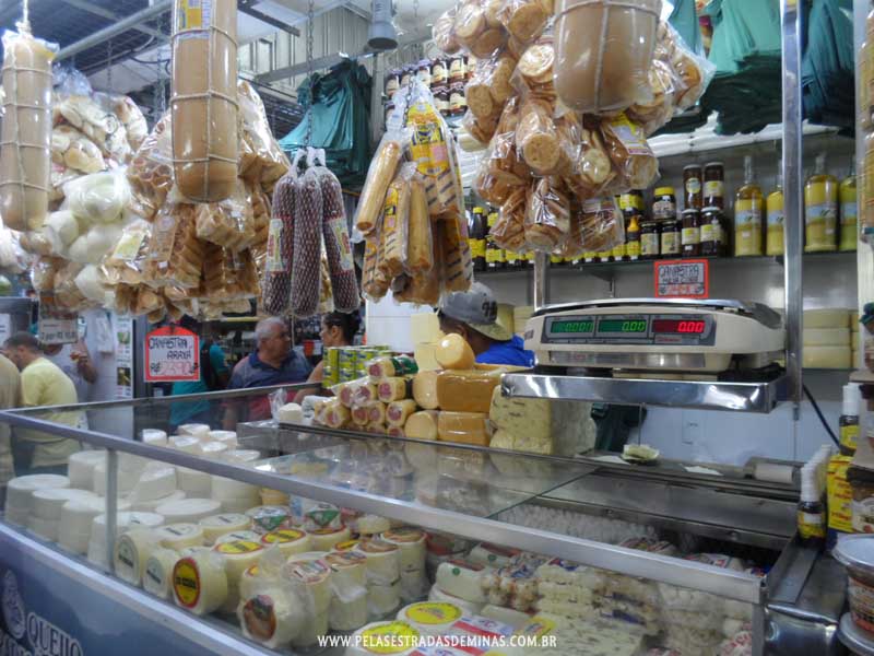 Foto: Queijos - Mercado Central de BH