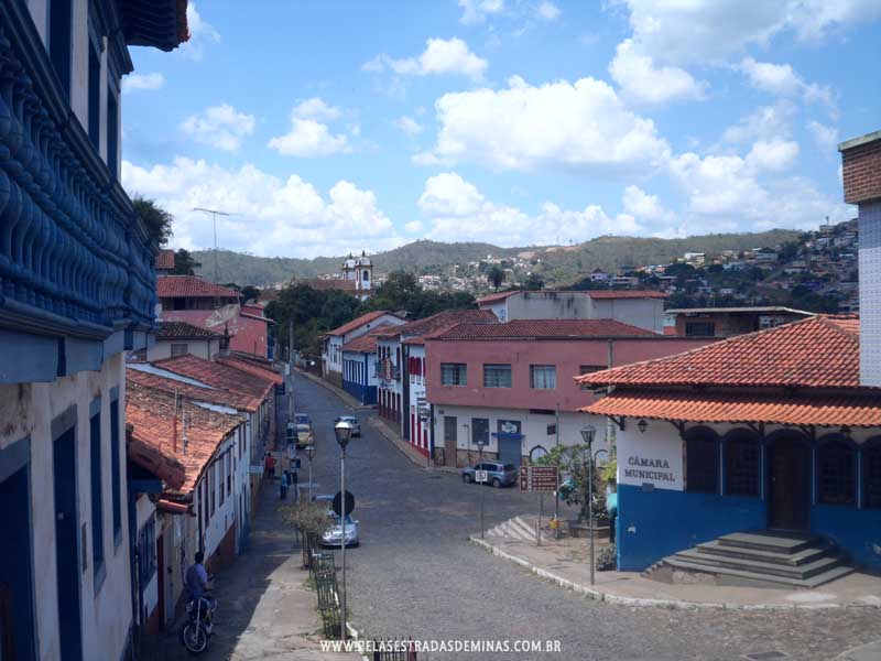Foto: Rua Borba Gato - Câmara Municipal de Sabará