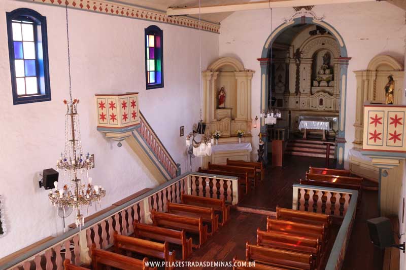 Interior da Igreja Matriz de Nossa Senhora do Rosário