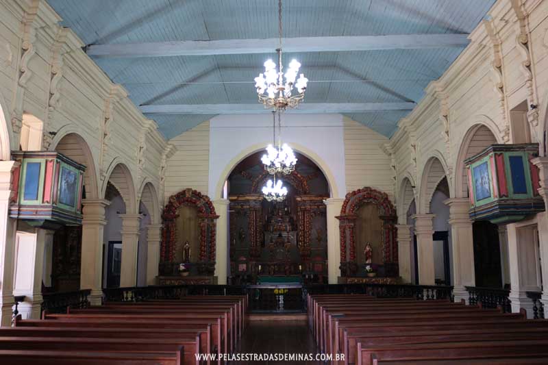 Interior da Igreja Matriz Nossa Senhora da Conceição de Raposos - MG