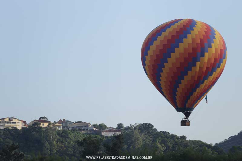 Passeio de Balão em São Lourenço - MG | Foto: Celso Silvério