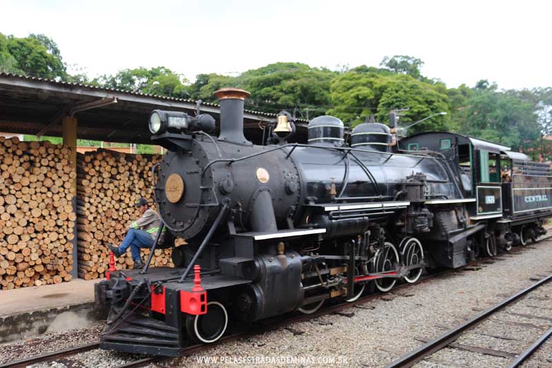 Locomotiva 1424 - Maria Fumaça São Lourenço - MG