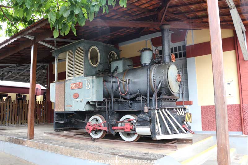 Locomotiva 8 - Manuela - Estação de São Lourenço - MG