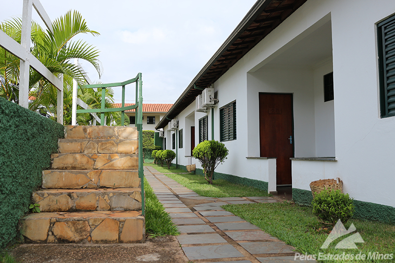 Área de quartos do Hotel Fazenda em Igarapé - MG