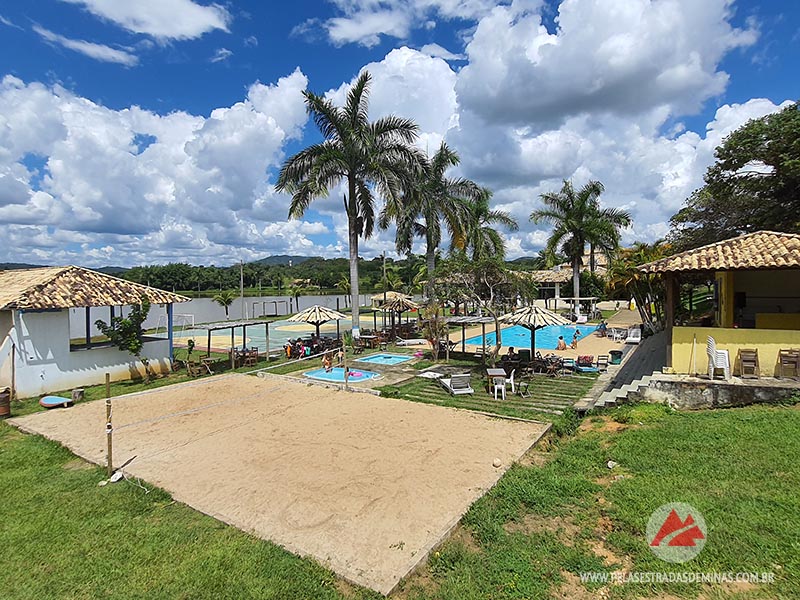 Área de Lazer do Hotel Lagoa Azul em Esmeraldas - MG