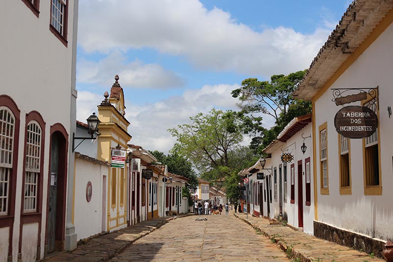 Ruas de pedras da Cidade Histórica de Tiradentes - MG