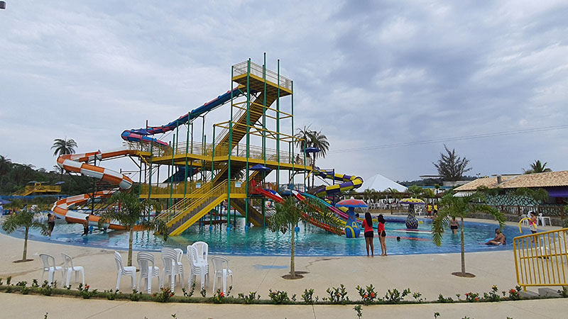 Toboáguas do Aquabeat – Parque Aquático em São José da Lapa - MG